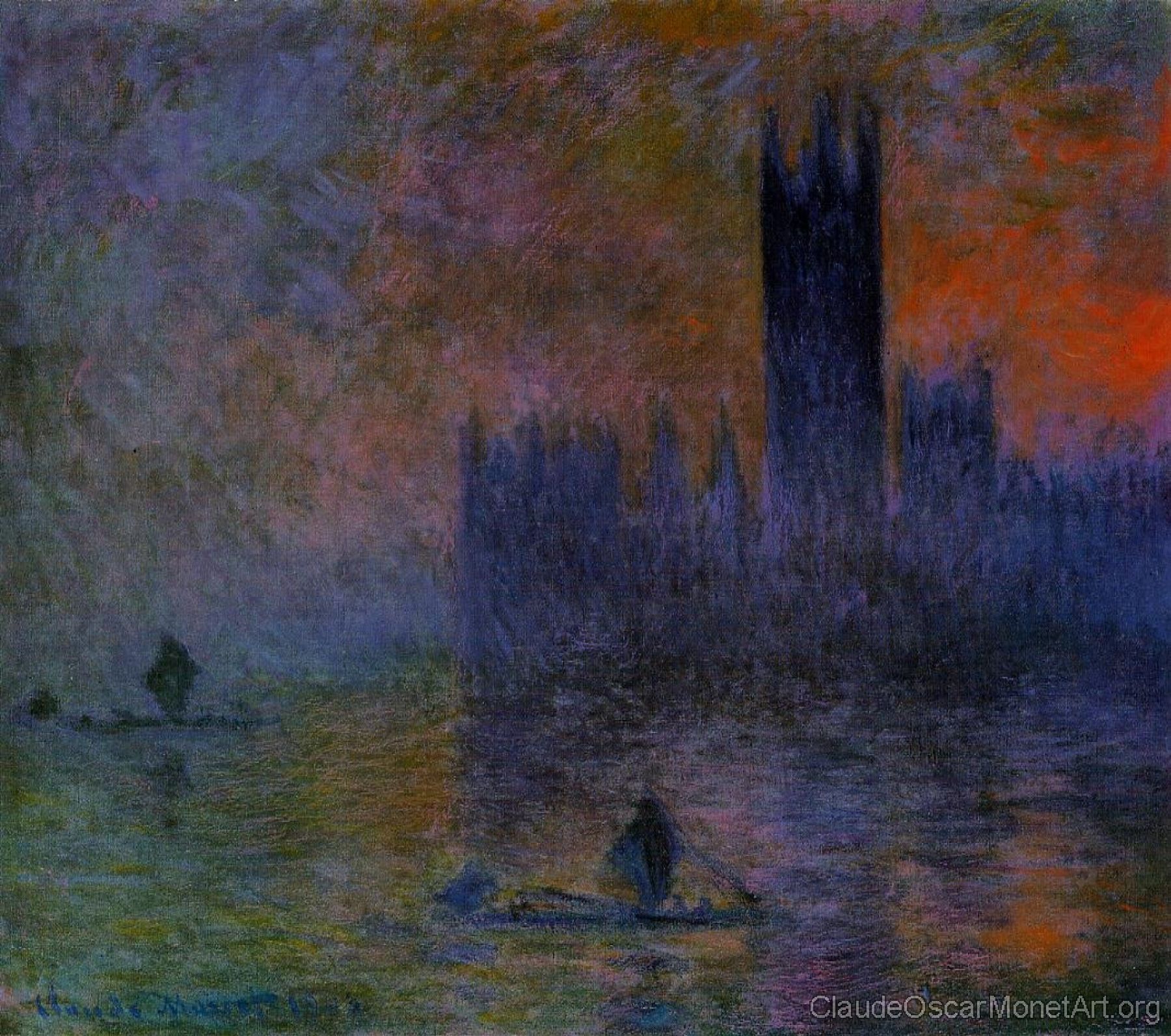Houses of Parliament, Fog Effect